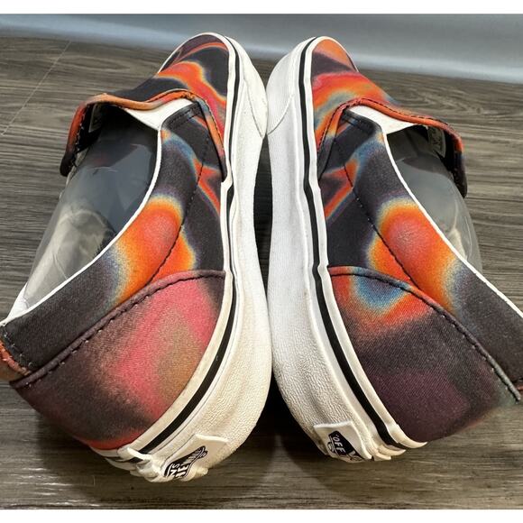 Vans Dark Aura Unisex Mens 5.5 Womens 7 Multi Color Skate Shoes Slip On - Picture 5 of 8